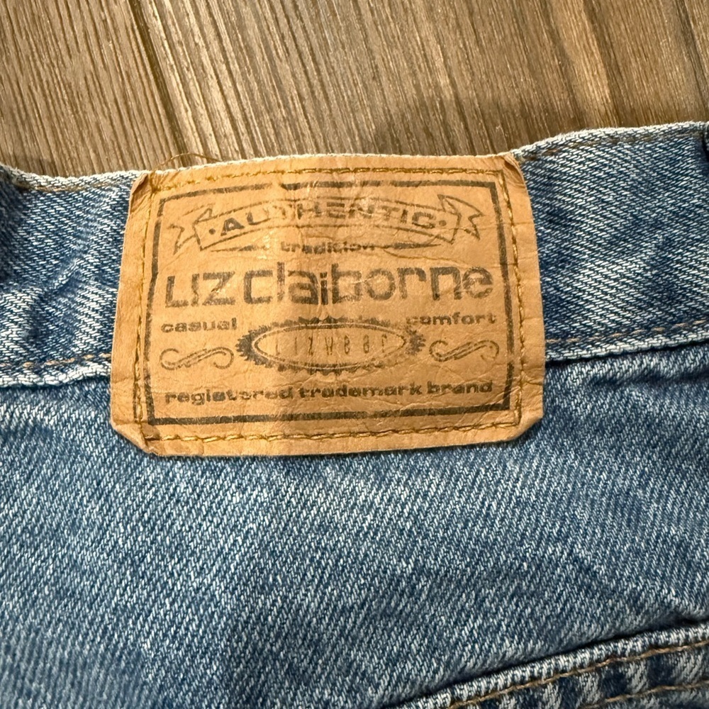 Vintage 90s Liz Claiborne High Rise Mom Jeans | 100% Cotton - Picture 2 of 4